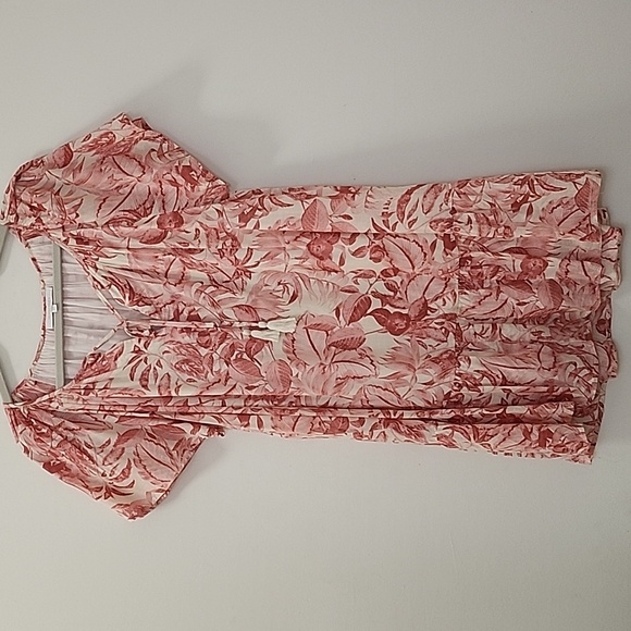 Olivaceous  Floral Print Dress with Tassel Tie Size Large - Picture 3 of 16